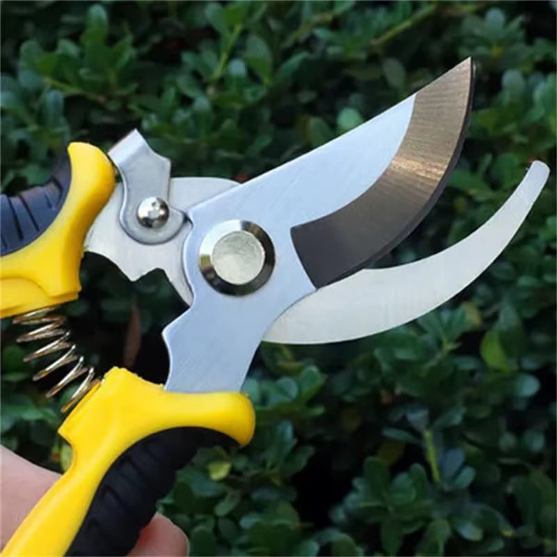 Garden Pruning Shears Fruit Tree Flower Pruning Scissors Multifunctional Stainless Steel Branch Shears Household Garden Supplies