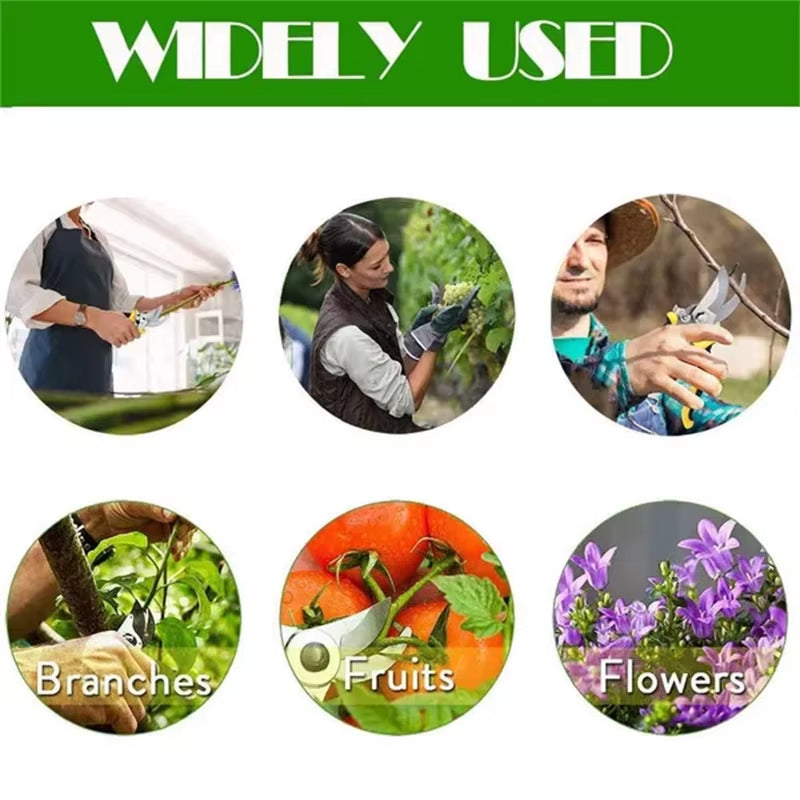 Garden Pruning Shears Fruit Tree Flower Pruning Scissors Multifunctional Stainless Steel Branch Shears Household Garden Supplies